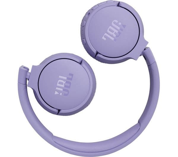JBL Tune 670NC Wireless Bluetooth On-Ear Noise-Cancelling Headphones - Purple - Image 10