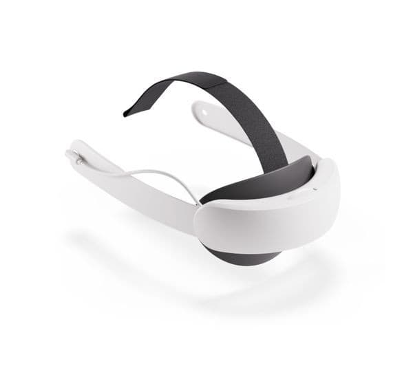Meta Quest Elite Strap with Battery for Meta Quest 3 and 3S - White - Image 1