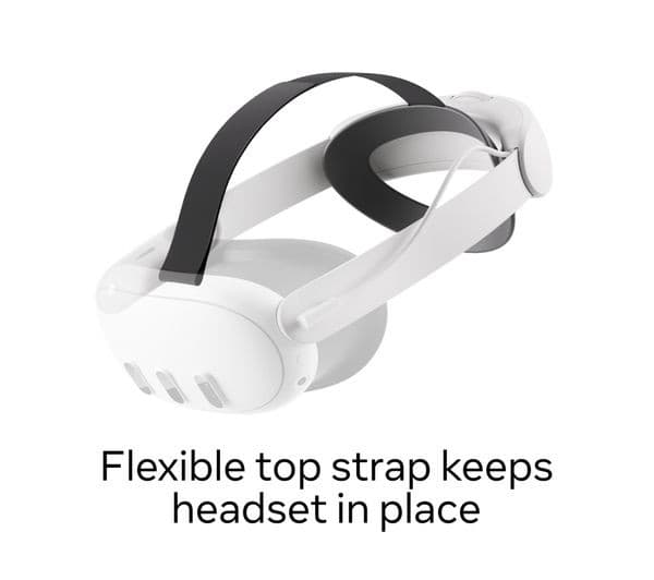 Meta Quest Elite Strap with Battery for Meta Quest 3 and 3S - White - Image 6