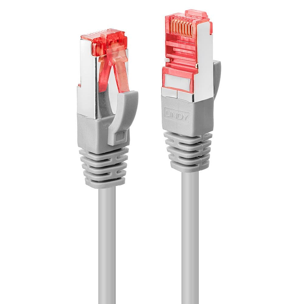 Lindy 0.3m Cat.6 S/FTP Network Cable, Grey - Image 1