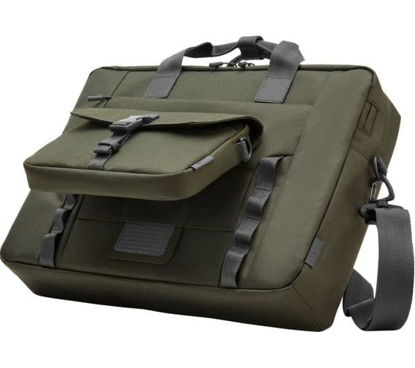 HP Modular 15.6" Laptop Bag with Sleeve & Pouch Grey & Green - Image 3