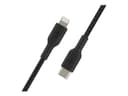 Belkin Braided USB-C To Lightning Cable Boost Charge MFi-Certified iPhone USB-C Cable - Black thumbnail 4