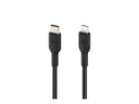 Belkin Braided USB-C To Lightning Cable Boost Charge MFi-Certified iPhone USB-C Cable - Black thumbnail 5