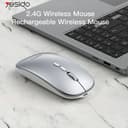 Yesido 2.4GHz Wireless Rechargeable Mouse 1600 DPI 5-Button USB Mouse with 280mAh Battery – Black thumbnail 2