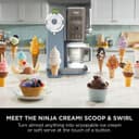 Ninja CREAMi Scoop & Swirl 13-in-1 Ice Cream & Soft Serve Maker - Icy Blackberry Lime thumbnail 2