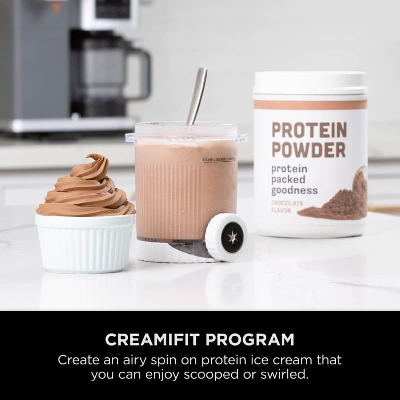 Ninja CREAMi Scoop & Swirl 13-in-1 Ice Cream & Soft Serve Maker - Icy Blackberry Lime - Image 4