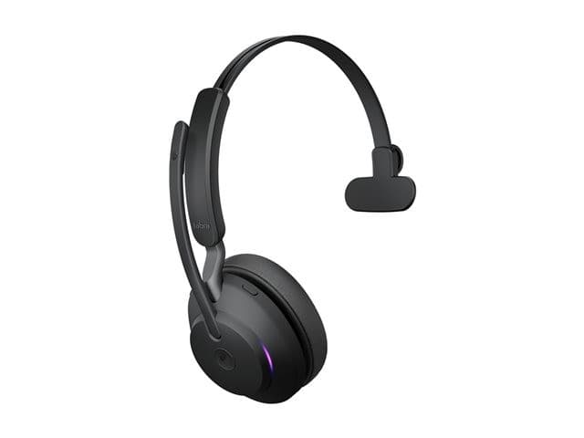Jabra Evolve2 65 Mono Wireless Headset - Black - MS Teams - USB-A - Without Charging Stand - Image 5