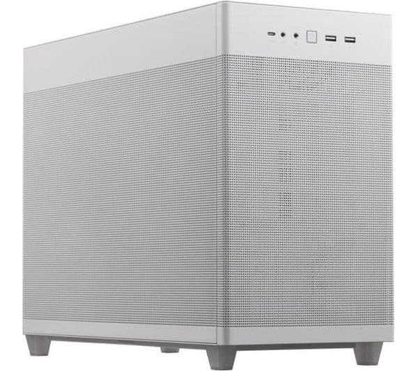 ASUS Prime AP201 Micro ATX Mini-Tower PC Case - White