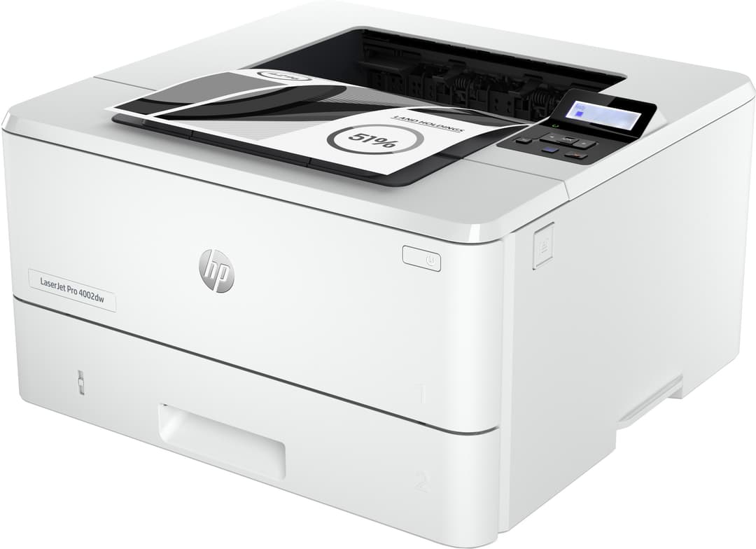 HP LaserJet Pro 4002dw 1200 x 1200 DPI A4 Wireless Laser Printer - White - Image 2
