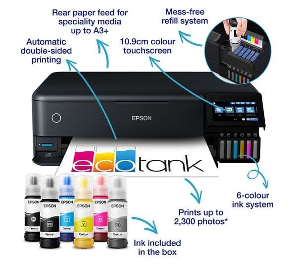 Epson EcoTank ET-8550 - multifunction printer - colour - Image 2