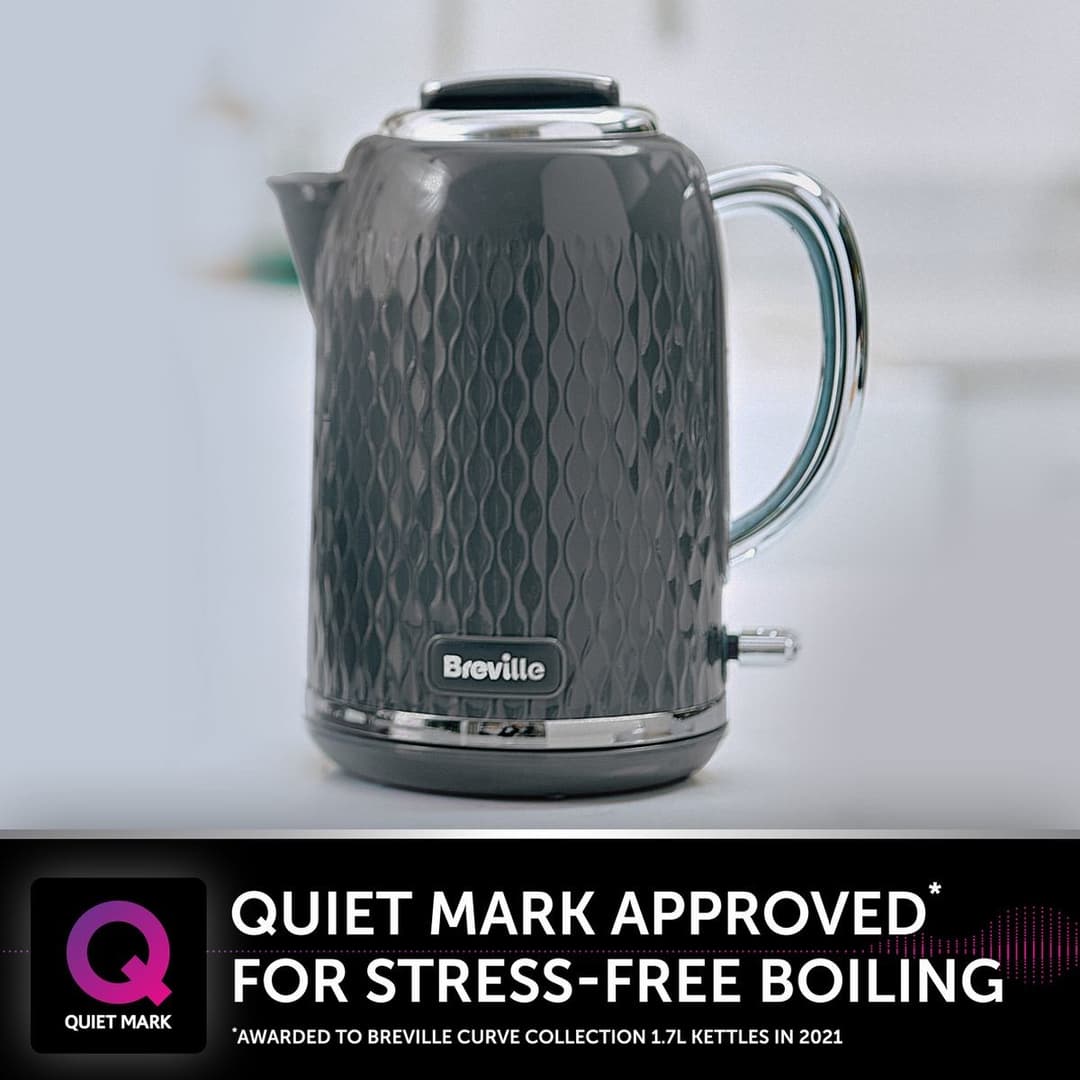 Breville VKT227 Curve Kettle - Grey and Chrome - Image 3