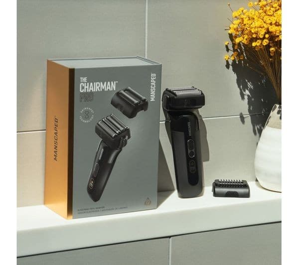 MANSCAPED The Chairman Pro Wet & Dry Foil Shaver - Black - Image 8