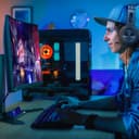 Lenovo Legion R27fc-30 27 Inch Full HD 240Hz VA Curved Gaming Monitor Raven Black thumbnail 2