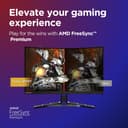 Lenovo Legion R27fc-30 27 Inch Full HD 240Hz VA Curved Gaming Monitor Raven Black thumbnail 4