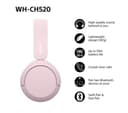 Sony WH-CH520 Wireless Headphones - Pink thumbnail 4