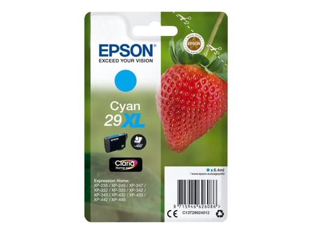 Epson 29XL - XL - cyan - original - ink cartridge