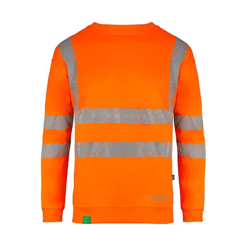 Beeswift Envirowear Hi-Vis Sweatshirt Orange Xl EWCSSORXL