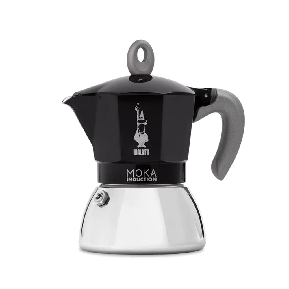 Bialetti Moka Induction Coffee Maker - Black - Image 1
