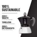 Bialetti Moka Induction Coffee Maker - Black thumbnail 3