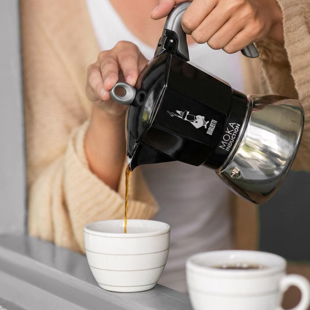 Bialetti Moka Induction Coffee Maker - Black - Image 4