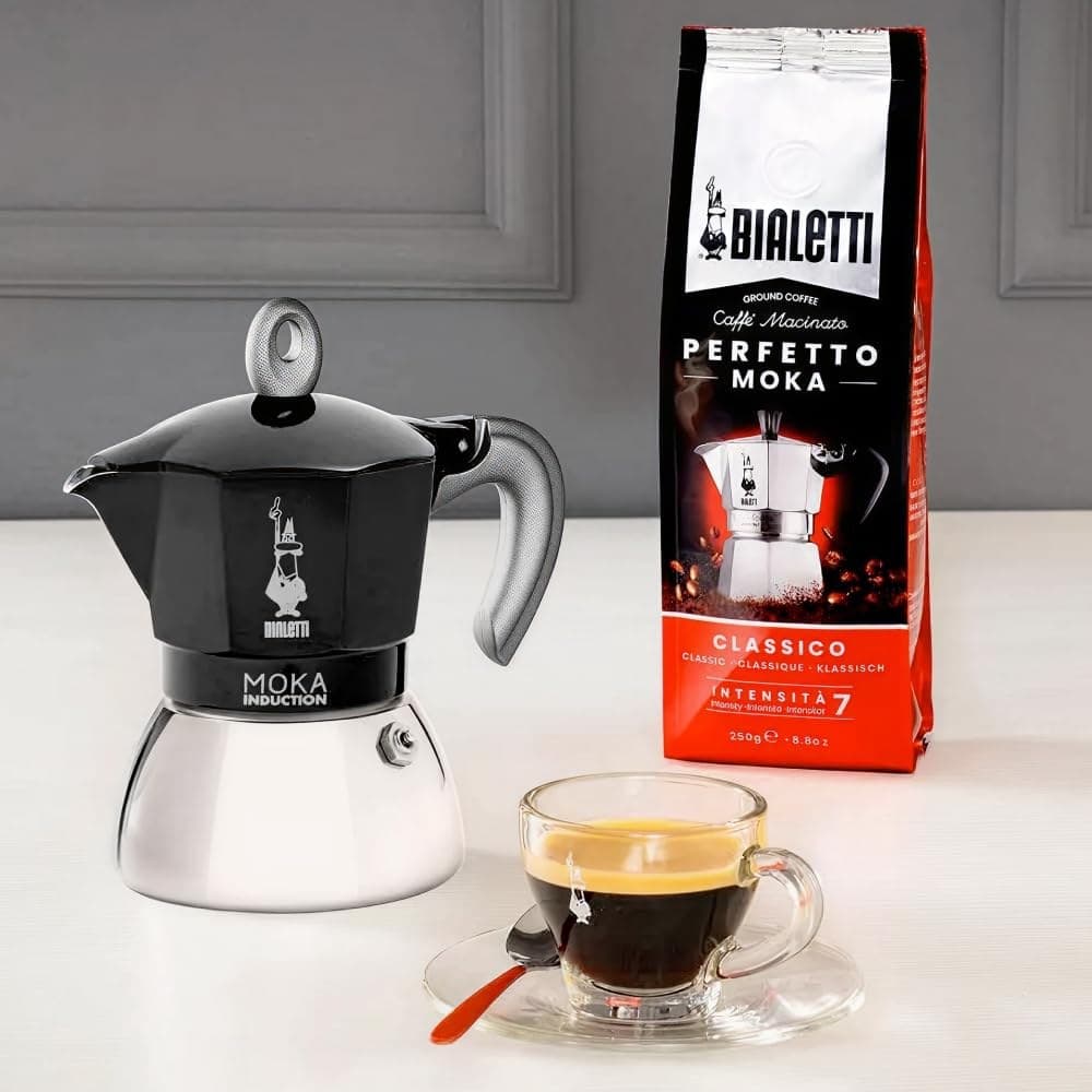 Bialetti Moka Induction Coffee Maker - Black - Image 6