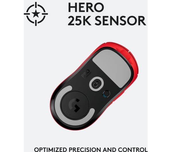 Logitech G PRO X Superlight Wireless Gaming Mouse - Red - Image 5
