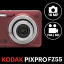 Kodak PIXPRO FZ55 1/2.3" Compact camera 16 MP CMOS 4608 x 3456 pixels Red thumbnail 3