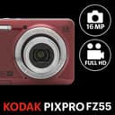 Kodak PIXPRO FZ55 1/2.3" Compact camera 16 MP CMOS 4608 x 3456 pixels Red thumbnail 9