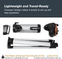 Celestron LCM 114 Computerised Newtonian Reflector Telescope 31150 - Silver thumbnail 6