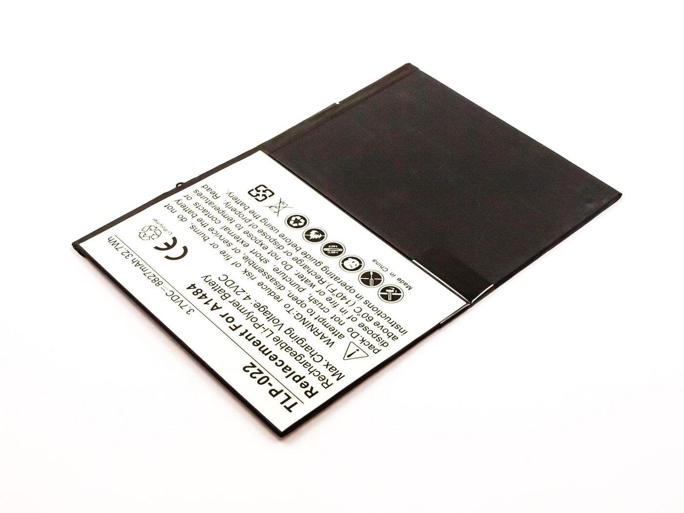 Battery for iPad Air 1st Gen, iPad 5 (2017) & iPad 6 (2018) 32.00Wh Li-Pol 3.7V 8820mAh (A1474, A1475)