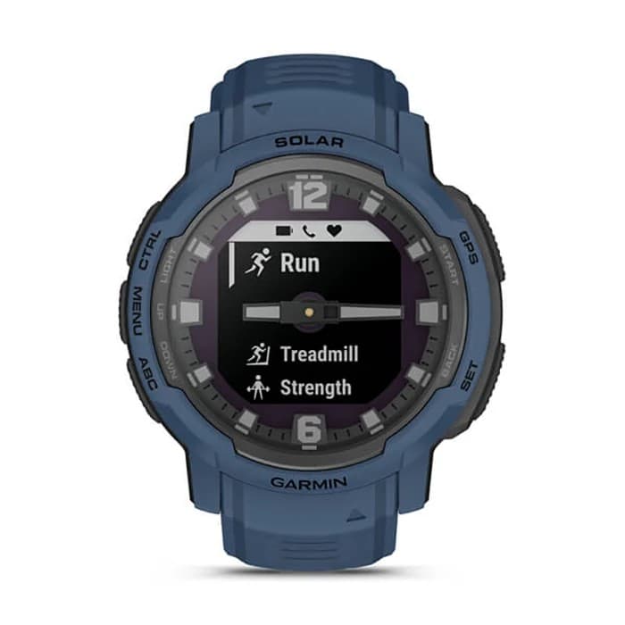 Garmin Instinct Crossover Solar Rugged Hybrid GPS Smartwatch with Solar Charging and Advanced Fitness Tracking - Tidal Blue - Image 4
