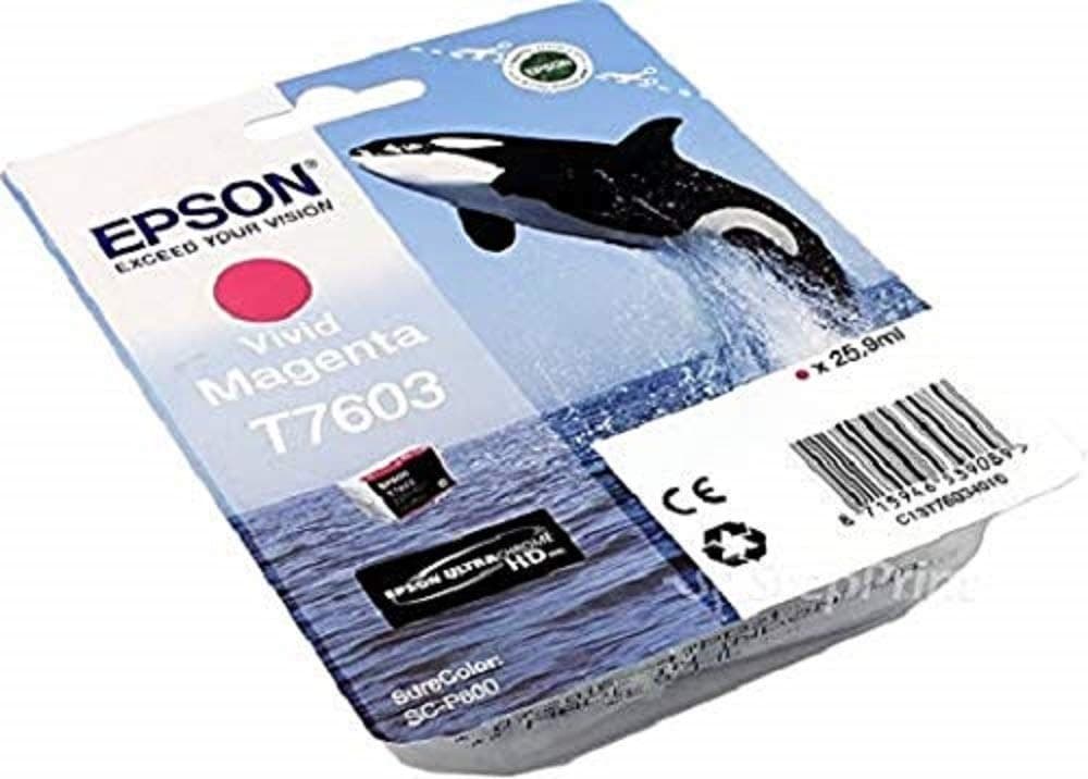 Epson C13T76034010 T7603 Vivid Ink Cartridge - Magenta - Image 4