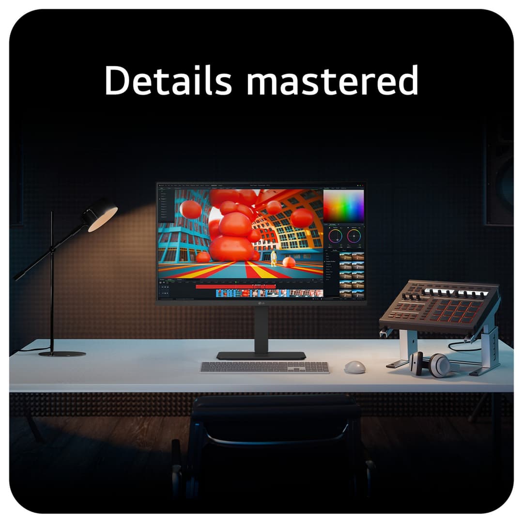 LG 32U720A-B 32" UHD 4K USB-C Height Adjustable Monitor with Speakers - Image 2