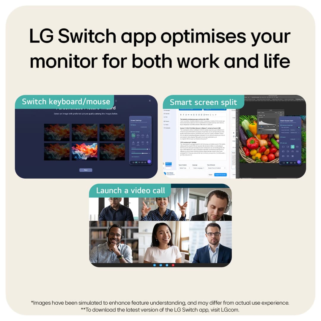 LG 32U720A-B 32" UHD 4K USB-C Height Adjustable Monitor with Speakers - Image 10