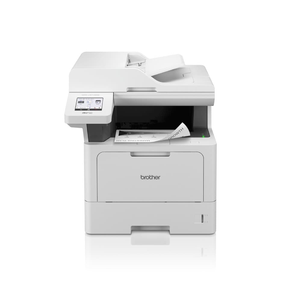 Brother MFC-L5710DW 1200 x 1200 dpi A4 Wireless Multifunction Mono Laser Printer - White - Image 1