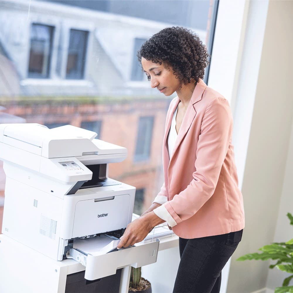 Brother MFC-L5710DW 1200 x 1200 dpi A4 Wireless Multifunction Mono Laser Printer - White - Image 5