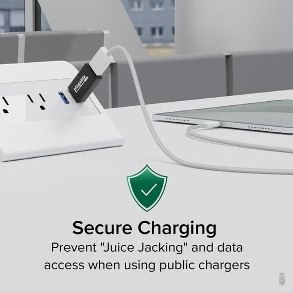 Plugable Technologies USB Data Blocker (5-Pack) Prevent Hacking Device, Protect Against Juice Jacking at Public USB Ports, Safe Charging Cybersecurity Gifts, Fast 1A Charge-Only Adapter for Android, Apple iOS - Image 2