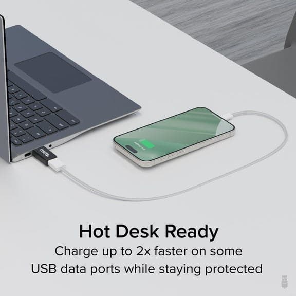 Plugable Technologies USB Data Blocker (5-Pack) Prevent Hacking Device, Protect Against Juice Jacking at Public USB Ports, Safe Charging Cybersecurity Gifts, Fast 1A Charge-Only Adapter for Android, Apple iOS - Image 3