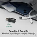 Plugable Technologies USB Data Blocker (5-Pack) Prevent Hacking Device, Protect Against Juice Jacking at Public USB Ports, Safe Charging Cybersecurity Gifts, Fast 1A Charge-Only Adapter for Android, Apple iOS thumbnail 4
