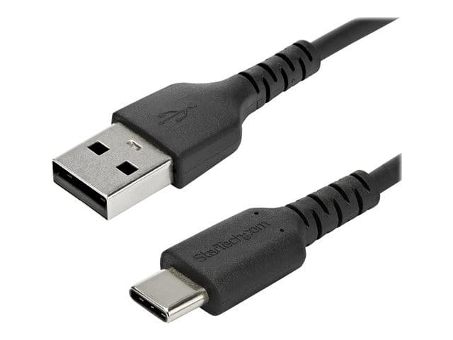 StarTech USB-A to USB-C Cable 1m Black - Image 2