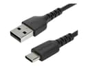 StarTech USB-A to USB-C Cable 1m Black thumbnail 2