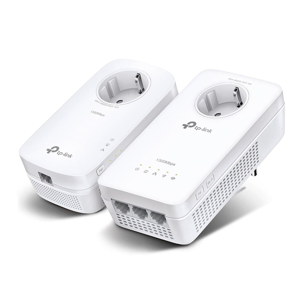 TP-Link TL-WPA8631P KIT PowerLine network adapter 300 Mbit/s Ethernet LAN Wi-Fi White 2 pc(s) - Image 1