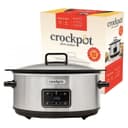 Crockpot Sizzle & Stew 6.5L Induction Slow Cooker - Silver thumbnail 1
