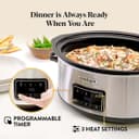 Crockpot Sizzle & Stew 6.5L Induction Slow Cooker - Silver thumbnail 4