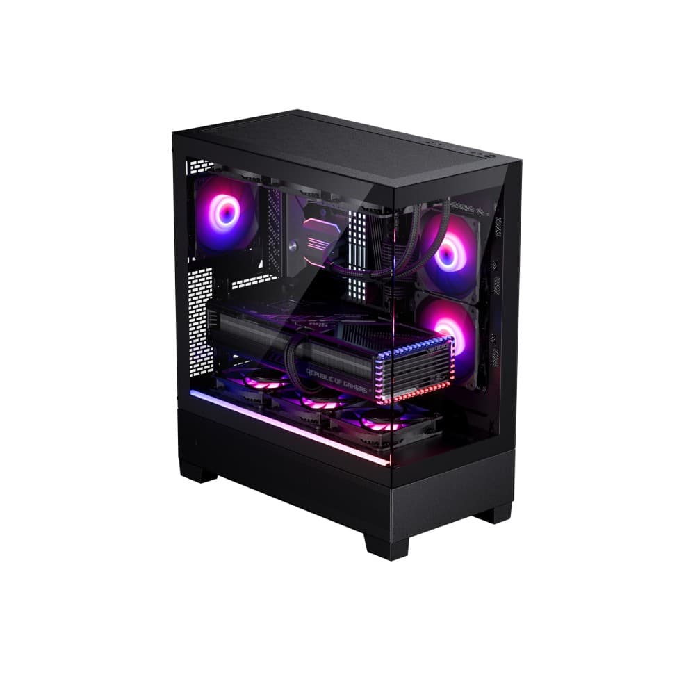 Phanteks XT View ATX Tempered Glass PC Case - Black - Image 6
