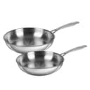 Kuhn Rikon Stainless Steel Frying Pan Set - Silver thumbnail 1