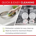 Kuhn Rikon Stainless Steel Frying Pan Set - Silver thumbnail 5