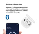 Belkin SoundForm Motion True Wireless Earbuds with Wireless Charging Case (AUC010) - White thumbnail 9