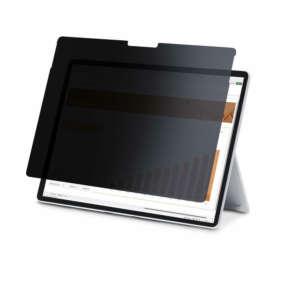 StarTech.com 4-Way Privacy Screen For 13-inch Surface Pro 8/9/X Laptop, Portrait/Landscape Modes, Touch-Enabled, +/- 30 Deg. View, Blocks up to 51% Blue Light, Anti-Glare - Image 1