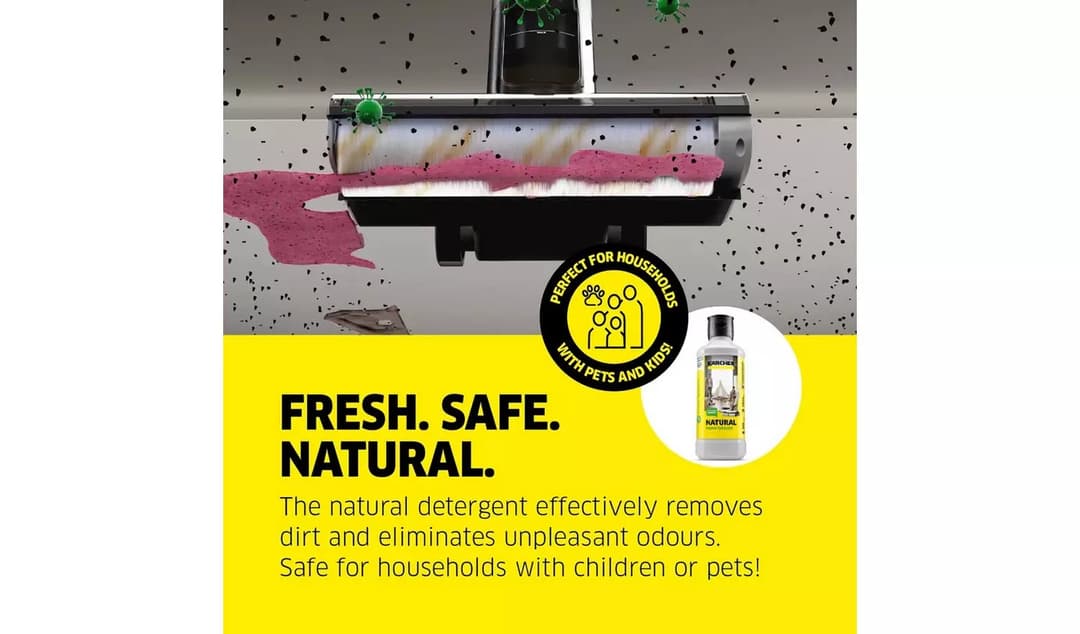 Kärcher FCV 4 Cordless Wet and Dry Vacuum Mop 3-in-1 Floor Cleaner - Black & White - Image 4